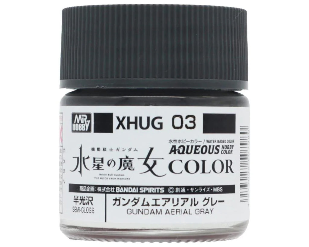 Mr. Hobby XHUG03 Gundam Aerial Gray "Aqueous Gundam Color" (GUZXHUG03)