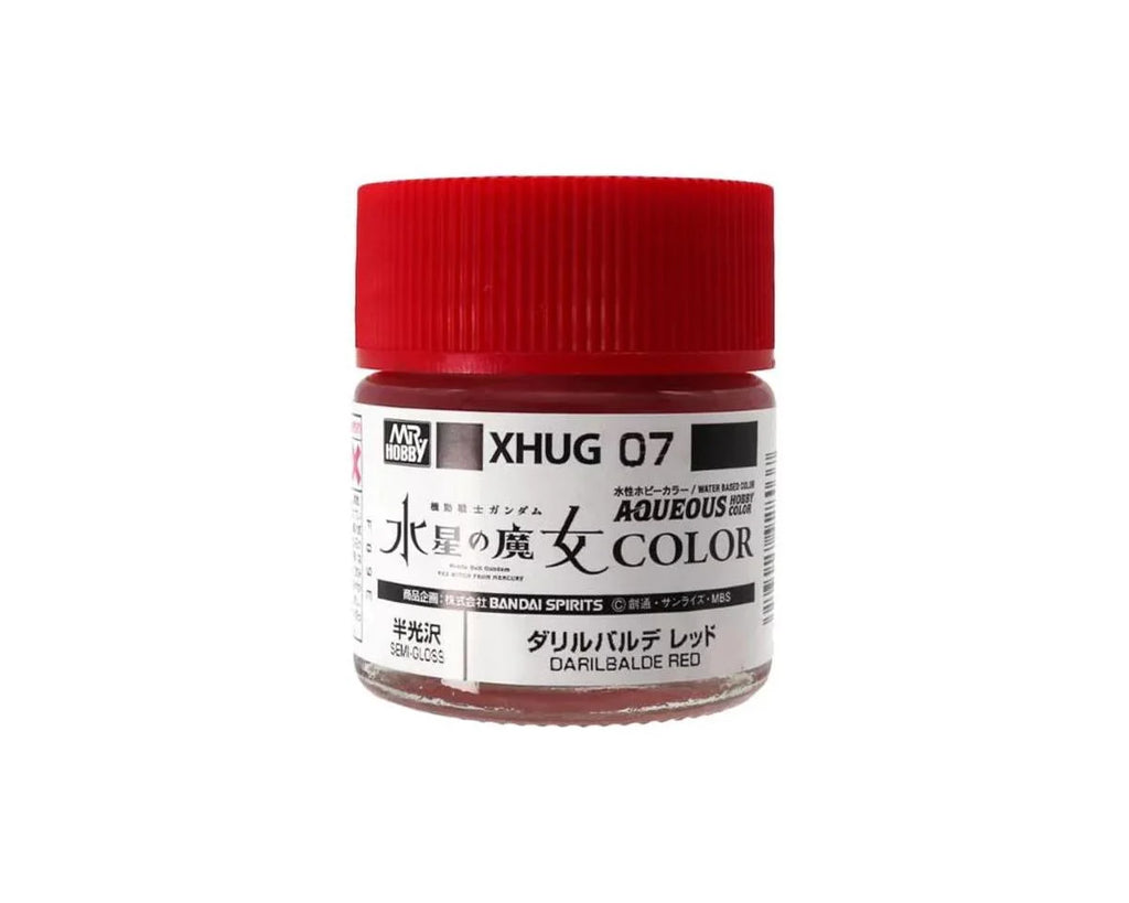 Mr. Hobby XHUG07 Darilbalde Red "Aqueous Gundam Color" (GUZXHUG07)