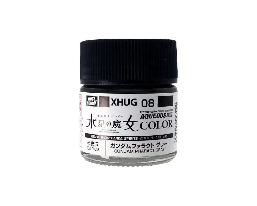 Mr. Hobby XHUG08 Gundam Pharact Gray "Aqueous Gundam Color" (GUZXHUG08)