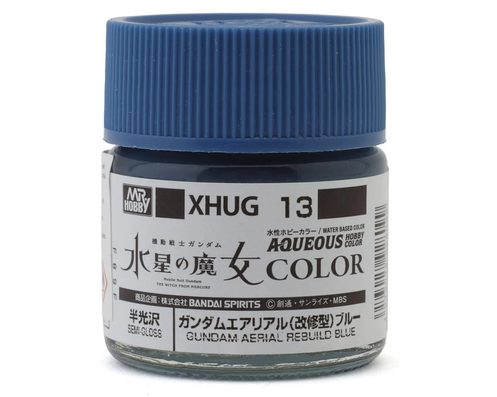 Mr. Hobby XHUG13 Gundam Aerial Rebuild Blue "Aqueous Gundam Color" (GUZXHUG13)