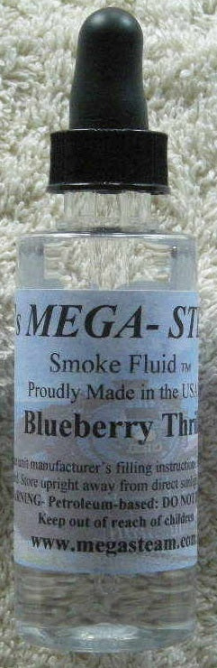 JT's Mega Steam Blueberry Thrill Smoke Fluid - 2 oz. Bottle (JTM143)