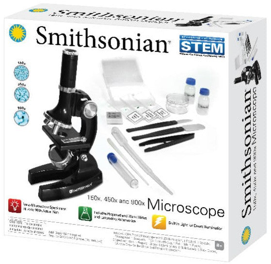 Smithsonian STEM 150x/450x/900x Microscope Kit (NSI22249)