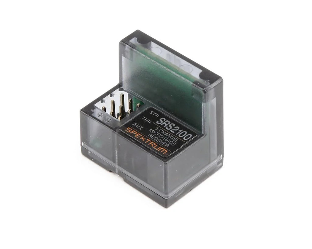 Spektrum RC SR2100 Micro 3-Channel DSMR Race Surface Receiver w/Internal Antenna (SPMSR2100)