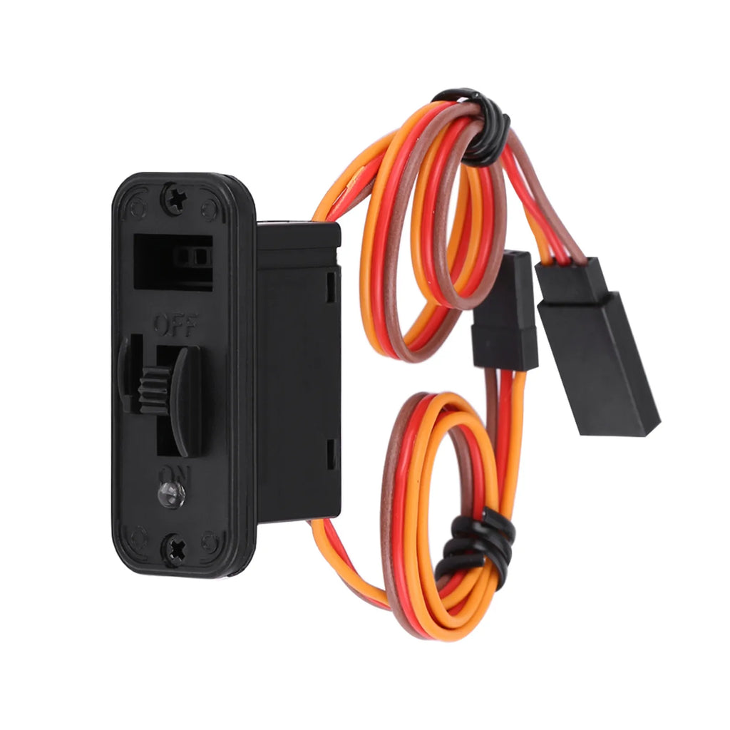 Hamilton Hobbies RC Heavy Duty On Off Receiver Switch with LED & Charge Port Connector JR Style (HAM0001)