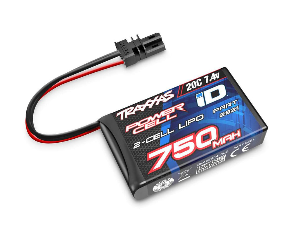 Traxxas 750Mah 7.4V 2-Cell 20C Lipo Battery (TRA2821)
