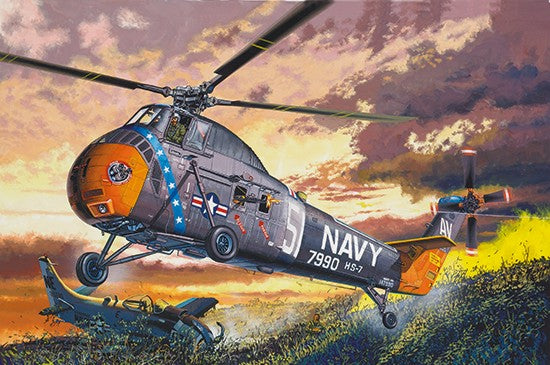 Trumpeter 1/48 H34 US Navy Rescue Helicopter (Formerly Gallery Models) (TSM2882)