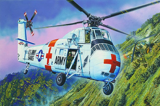Trumpeter 1/48 CH34 US Army Rescue Helicopter (Formerly Gallery Models) (TSM2883)