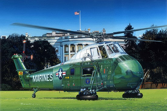 Trumpeter 1/48 VH34D Marine One Helicopter (Formerly Gallery Models) (TSM2885)
