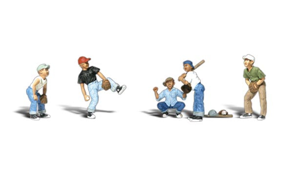 Woodland Scenics Baseball Players I - HO Scale (WOOA1869)