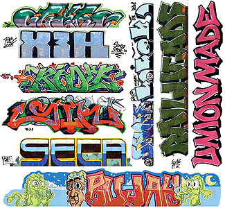 Blair Line Graffiti Decals Mega #11 (184-1260)