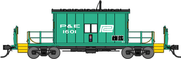 Peoria & Eastern/Penn Central #1601 (Jade Green, black) (188-24210)
