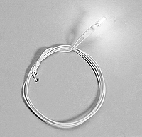 Cir-Kit 8" White Bulb Grain of Wheat Wire (206-10102)