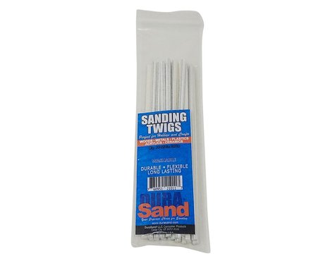 DuraSand Sanding Twigs 20 Pcs Bagged 80/80 White (21011)