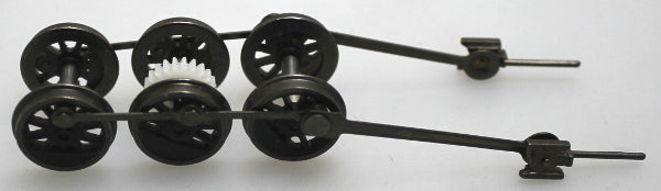 Bachmann Drive Wheel Assembly w/ Rods - Black (HO 0-6-0/2-6-0/2-6-2) (2976C-1B