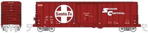 Pacific Car & Foundry 70-Ton 50' Exterior-Post Insulated Boxcar - Ready to Run -- Santa Fe 522350 (80500000061156E)