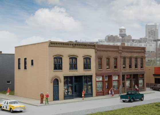 Walthers Merchant's Row III -- Kit (933-3851)