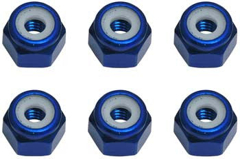 Associated 8-32 Aluminum Locknut (6) (ASC6943)