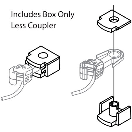 Athearn N Coupler Box & Cover (6) (ATH16788)