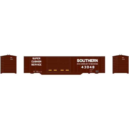 Athearn N 50' Double Sliding Door Box, SOU #43048 (ATH2791)