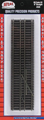 Atlas Code 83 9" Straight (6) HO (ATL520)