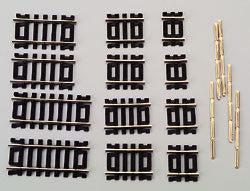 Atlas HO C100 Straight Track Asst Nickel Silver (12) (ATL847)