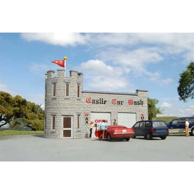 Bachmann Resin Castle Car Wash HO (BAC35210)