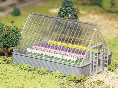 Bachmann GREENHOUSE WITH FLOWERS (BAC45615)