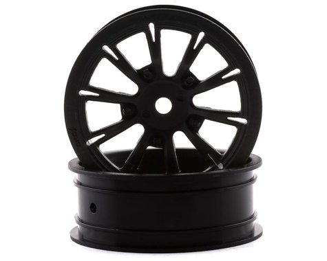 DragRace AXIS 2.2" Drag Racing Frt Wheels w/12mm Hex (Black) (2) (DRC215)