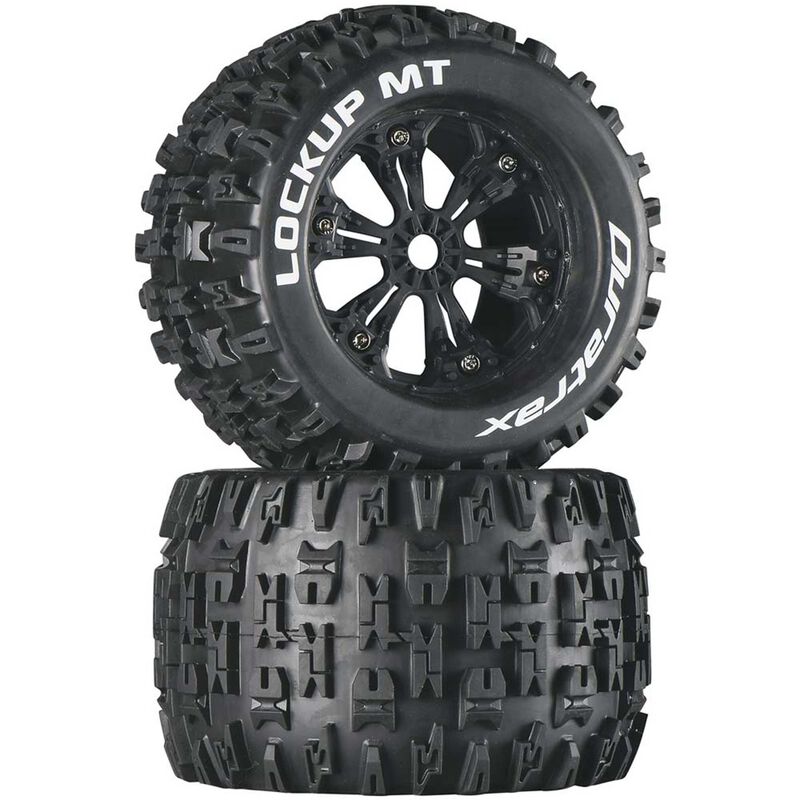 Duratrax Bandito Mounted MT 3.8" Tires Black (2) (DTXC3574)