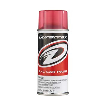 Duratrax Polycarb Spray Candy Red 4.5 oz (DTXR4271)