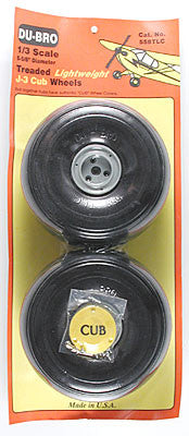 DuBro 1/3 Lightweight J-3 Cub Wheels (DUB558TLC)