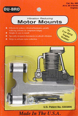 DuBro Vibration Reducing Motor Mount .45-.80 4-Stroke (DUB682)