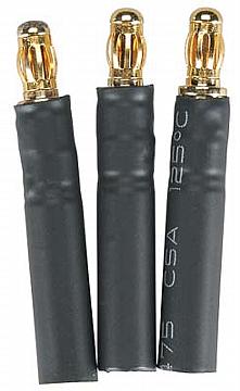 Great Planes Bullet Adapter (3.5mm Male to 4mm Female) (3) (GPMM3121)