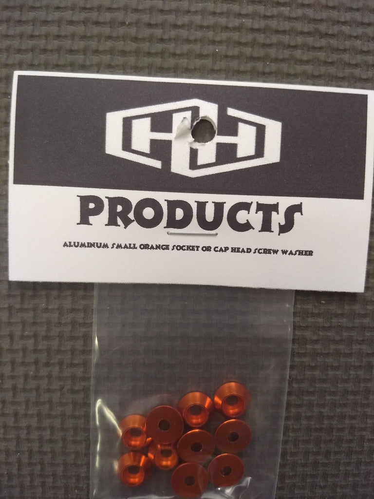 Hamilton Hobbies Orange Aluminum Washers 3mm (20) (HAM130556)