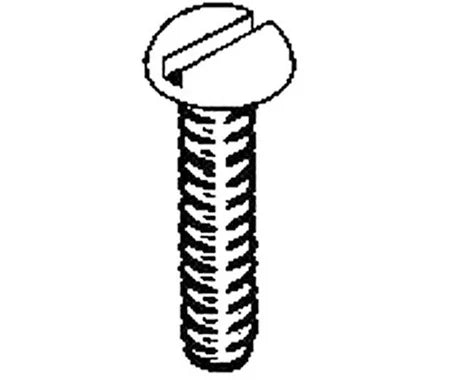 Kadee Screws Zinc -Plated Steel 2-56 3/4in (KAD1711)