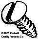 Kadee Screws 0-48 x 3/16" (KAD401)