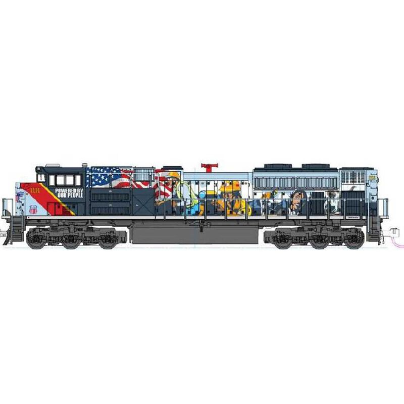 Kato N EMD SD70ACe Union Pacific #1111 "PBOP" with DCC (KAT176842DCC)