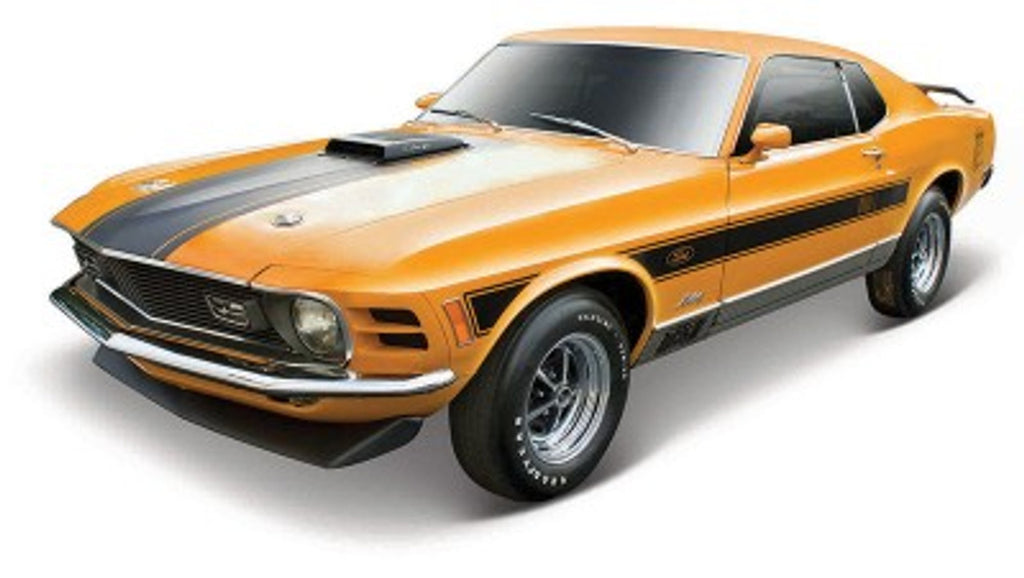 Maisto 1/18 1970 Ford Mustang Mach 1 (Orange) (MAI31453ORG)