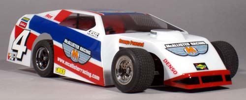 McAllister 1/18th Heartland IMCA Mod Clear Body with decals, requires painting (MCA274)
