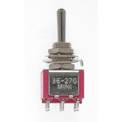 Miniatronics DPDT Sprung Mini Toggle 5A-120V (2) (MNT3627002)