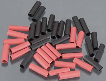 Novak Assorted 1" Heat Shrink Tubing (Black/Red) (40) (NOV5852)