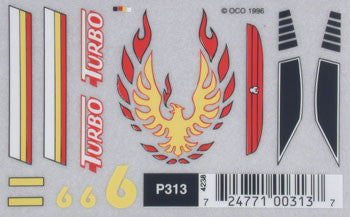 PineCar Turbo Decal (PINP313)