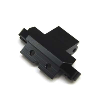 ST Racing Concepts Aluminum Front Skid Plate/Hinge-Pin Black Yeti (STA31112BK)