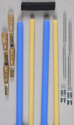 Sullivan Semiflex Gold-N-Rod w/Gold-N-Clevises 48" (2) (SUL506)