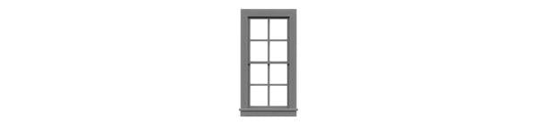 TICHY 4/4 DOUBLE HUNG WINDOW (TIC2047)