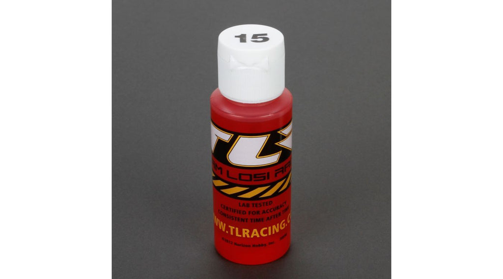 TEAM LOSI RACING Silicone Shock Oil, 15wt, 2oz (TLR74000)