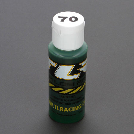 TEAM LOSI RACING Silicone Shock Oil, 70 Wt, 2 Oz (TLR74015)