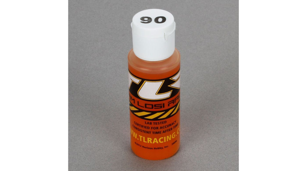 TEAM LOSI RACING Silicone Shock Oil, 90 Wt, 2 oz (TLR74017)