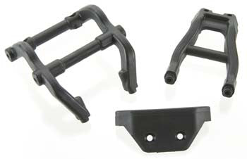Traxxas Rear Wheelie Bar Mounts/Skid Plate Stampede 4X4 (TRA6777)