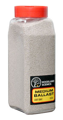Woodland Scenics Ballast Medium Light Gray 32 oz (WOOB1381)